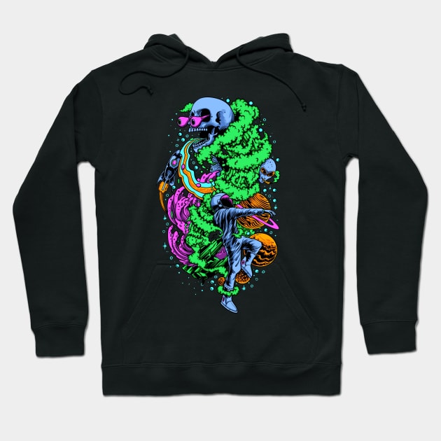 Trippy party Hoodie by phsycartwork